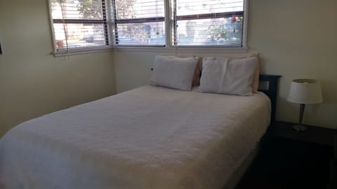 Pillowtop beds, iron/ironing board, travel crib, free WiFi
