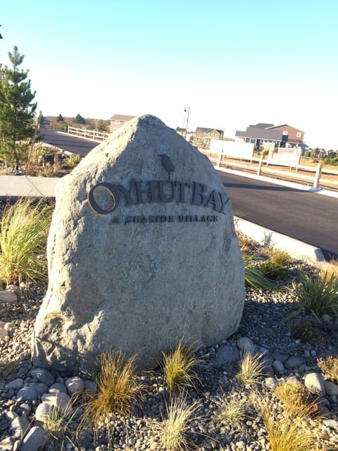 Entrance to Oyhut Bay - a Seaside Village