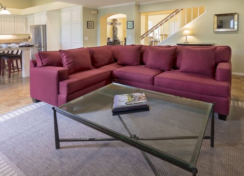 Gather at the TV for movies and fun. 