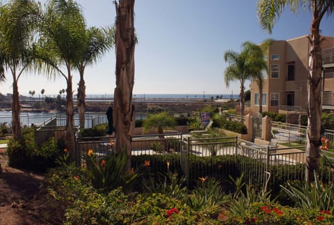 OCEAN & LAGOON condo view taken from our front private patio.
