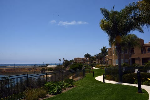 Ocean Pointe lagoon and Tamarak Beach beyond