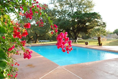 Take a dip in the salt water pool and relax on the spacious deck.