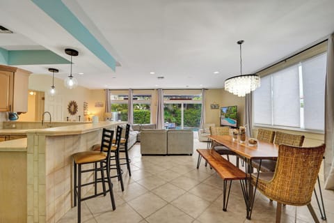 Open concept floor plan