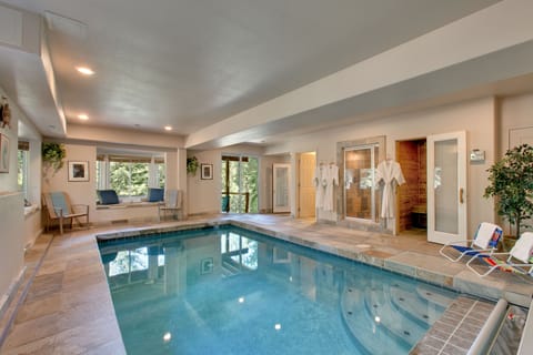 Indoor pool, a heated pool