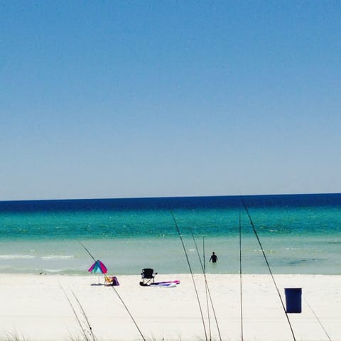 On the beach