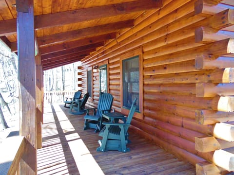 Covered Deck with Mountain Views
4 Adirondack Rockers/Gilders