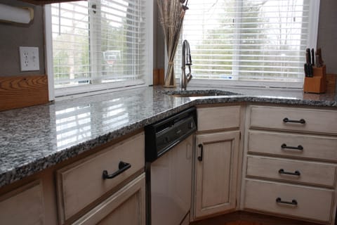 Granite solid surface kitchen countertops.