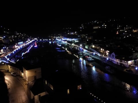 Night time view from Flat 