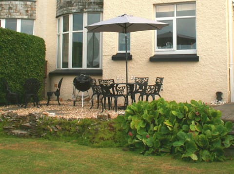 Relaxing in the garden