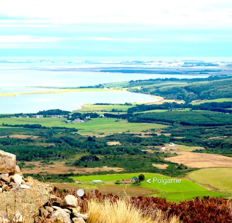 View from hill above Polgarrie House