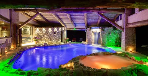 Indoor pool, a heated pool