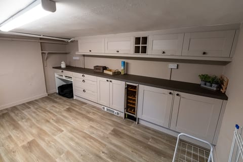 Basement utility room
