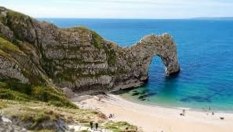 Beach nearby, sun loungers