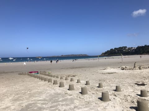 On the beach