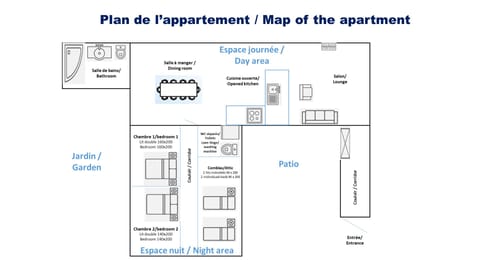 Map of the apartment