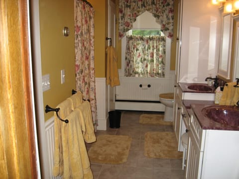 Main bath on second floor