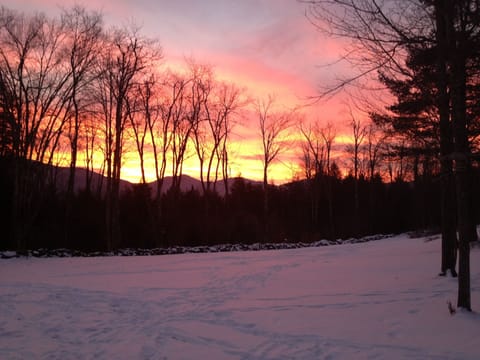 Winter sunrise from our back porch