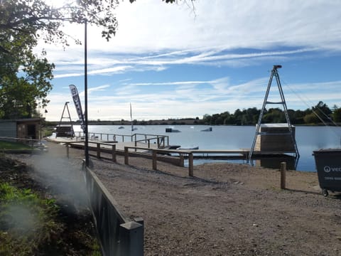 Beach nearby, sun loungers