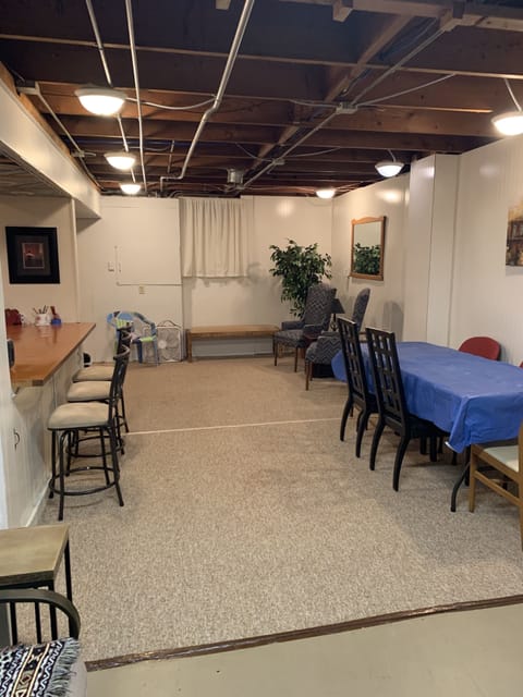 Lower level -tables and extra seating