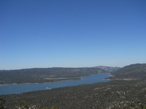This is view from Bertha Peak looking towards the dam.