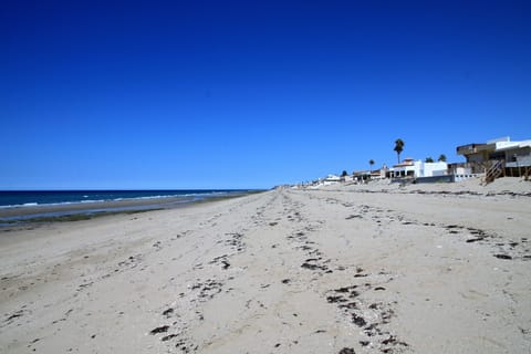 On the beach