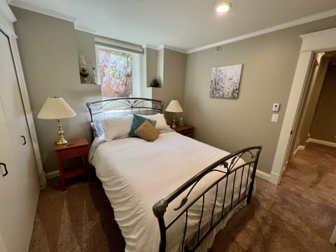 Basement bedroom. Lots of natural light.