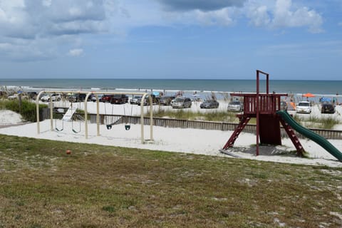 Sun loungers, beach towels