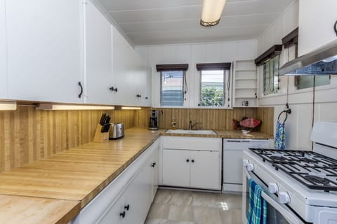 Galley style kitchen