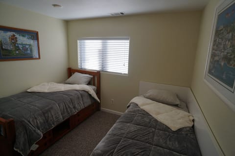 Bedroom 4 – “The Triple-Double Room” 2 twins plus a 3rd trundle pull-out bed