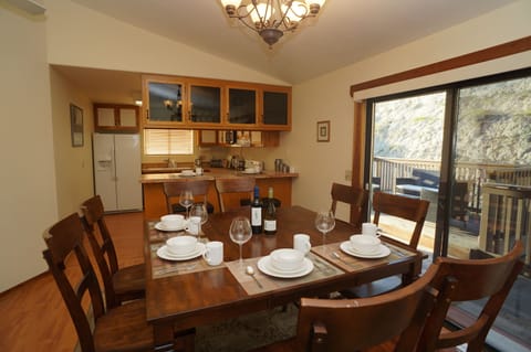 Enjoy fine wine and dining at your leisure with immediate access to the deck
