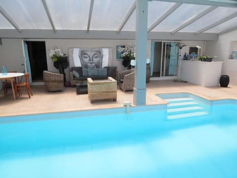 Indoor pool, outdoor pool