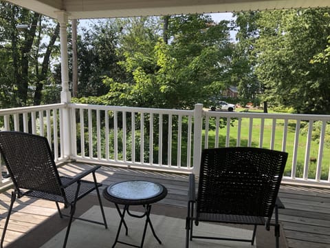 Second floor porch off of Master Bedroom (limited to 2 guests at a time)