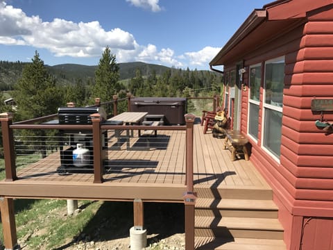 New deck overlooking nature