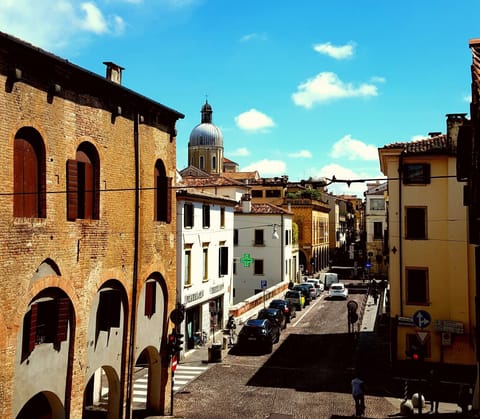 View from the terrace on the medieval customs and bridge S.Giovanni delle Navi.