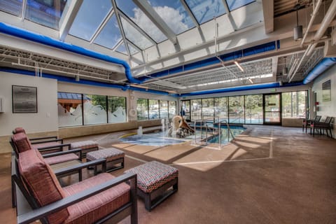 Indoor pool, a heated pool