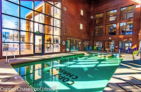 Indoor pool, a heated pool