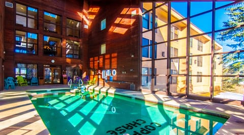 Indoor pool, a heated pool