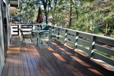 Deck after morning showers