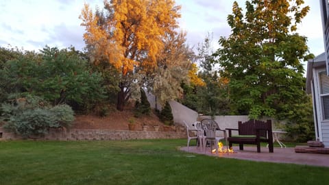Sunset, steaks on the BBQ, by the firepit... ENJOY!