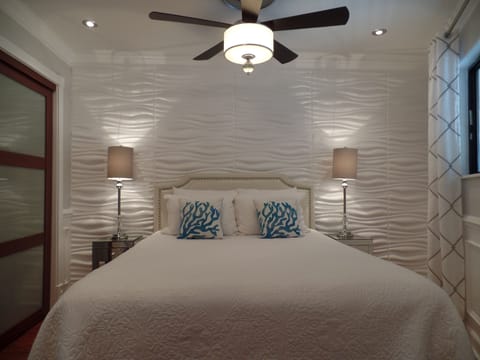 Bedroom with 3D Wall