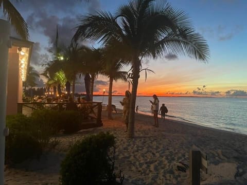 Beach nearby, sun loungers, beach towels