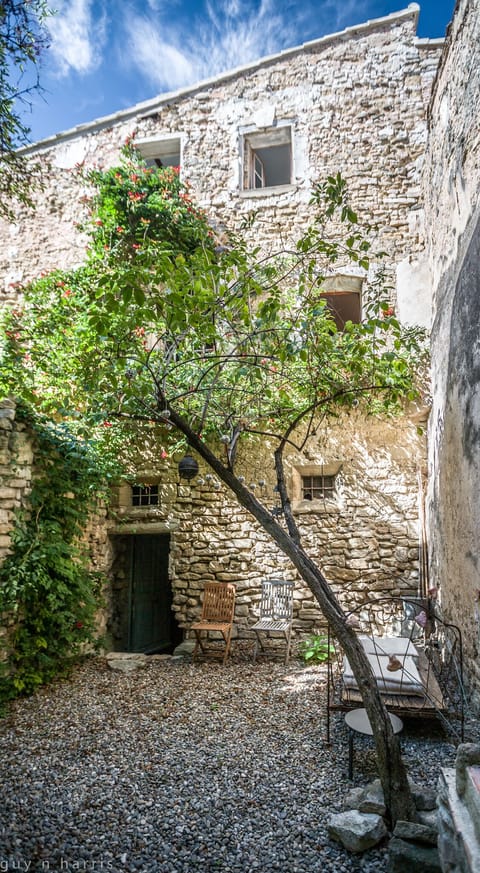 indoor garden with bbq