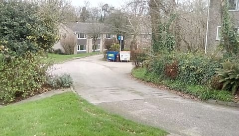 view outside house looking towards parking area