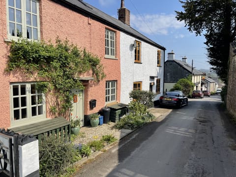 Rookery Hill in the village of Oakford.  You can see the pub down the hill! 