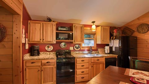 With all amenities, why leave? All you need to prepare simple or gourmet meals.