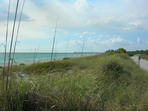 Beach nearby, sun loungers, beach towels