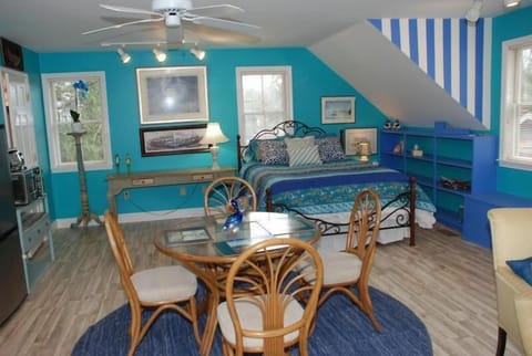 Deluxe nautical apartment is a charmer.