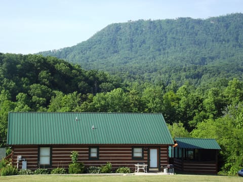 centered on 2 spacious acres with an amazing view of the mountains