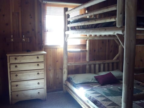 second bedroom with double bunks