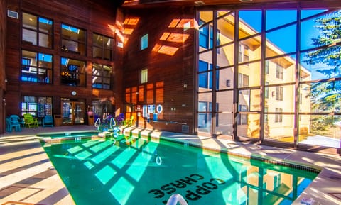 Indoor pool, a heated pool